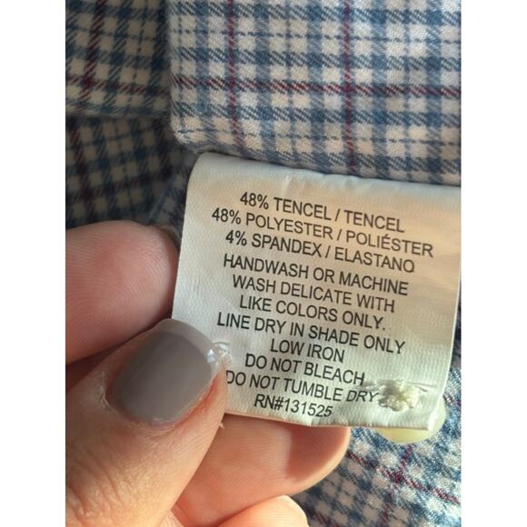 Chatham Road Men's Blue Checkered Shirt Size XL - Picture 5 of 5